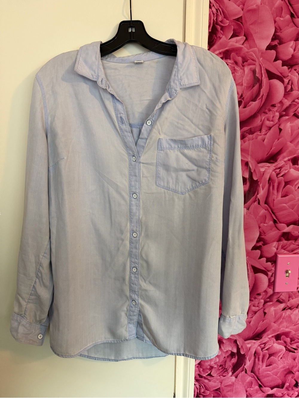 Light Blue Button-Up Shirt